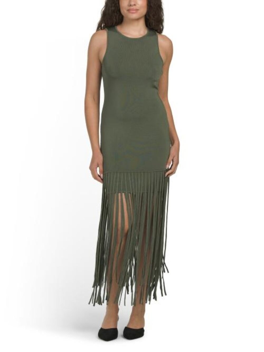TOCCIN Margaux Mini Dress With Fringe
